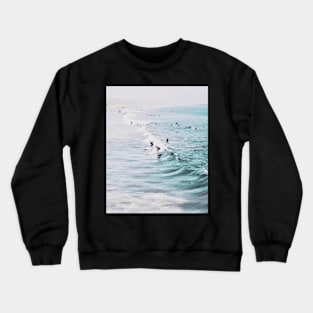 California beach, Ocean, Coast, Beach, Surfing, Water Crewneck Sweatshirt